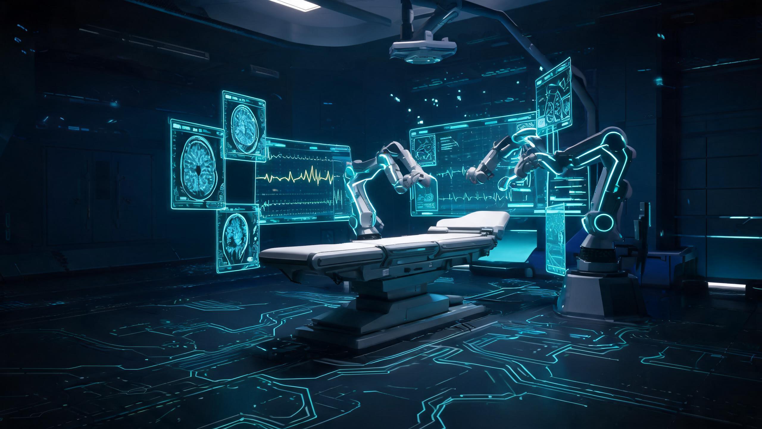 Modern hospital operating room